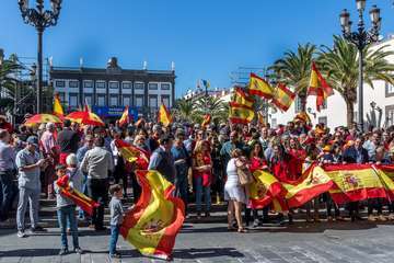 Concentración en la capital grancanaria por la 